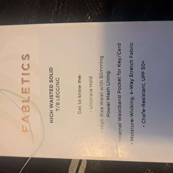 FABLETICS POWER HOLD KICK BUTT NIGHTFALL HIGH-WAISTED LEGGINGS L - Picture 9 of 12